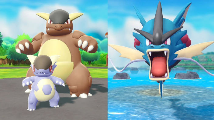Mega Kangaskhan e Mega Gyarados si mostrano su Pokemon: Let’s Go, Pikachu! e Let’s Go, Eevee!