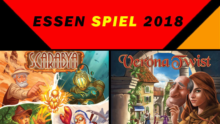 Essen 2018: anteprima di Scarabya e Verona Twist