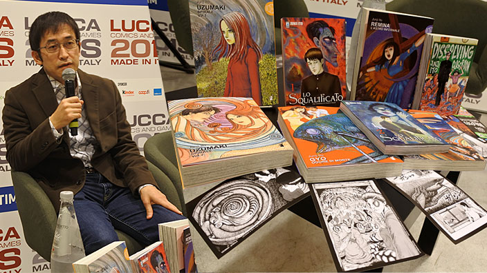 Junji Ito a Lucca: Creo manga sulle mie paure, mi terrorizza lo sguardo della gente