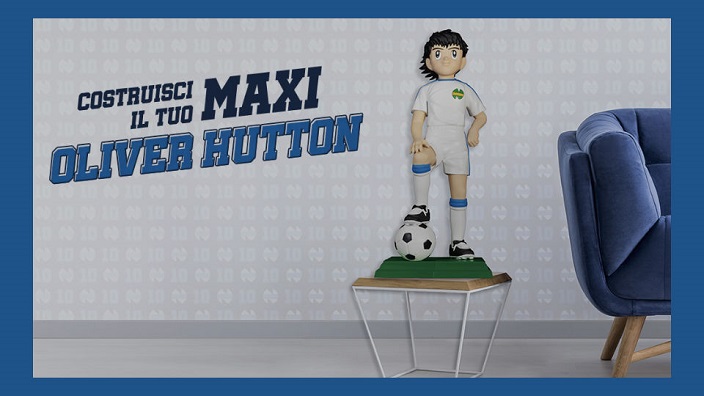 Capitan Tsubasa: la Maxi figure di Oliver Hutton con il Corriere dello Sport!