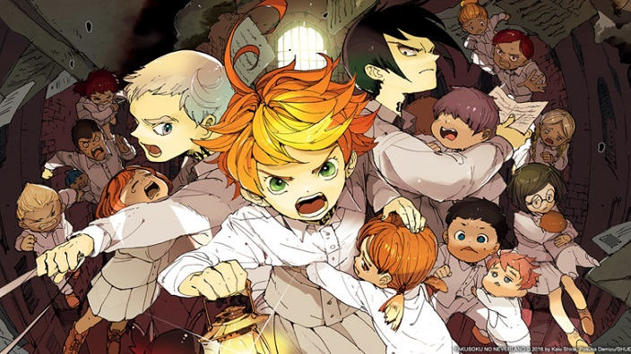 Trailer per The Promised Neverland, Dōkyonin wa Hiza e Domestic Girlfriend