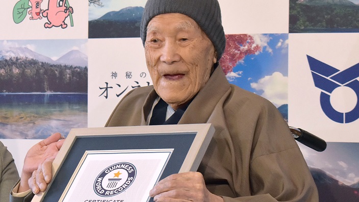 Morto in Giappone Masazo Nonaka, l'uomo più anziano del mondo