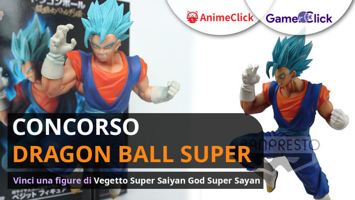 <strong>Concorso Dragon Ball Super</strong>: vinci una figure di Vegetto SSGSS con AnimeClick e GamerClick