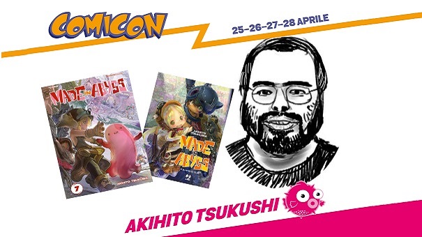 Akihito Tsukushi: ecco le modalità per incontrare il mangaka ospite al Comicon