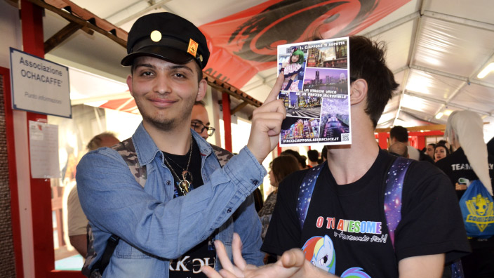 <b>Napoli Comicon 2019</b>: Foto dallo stand di AnimeClick.it (sabato)