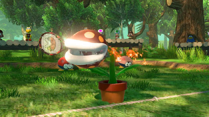 Pianta Piranha falò è il nuovo personaggio giocabile di Mario Tennis Aces
