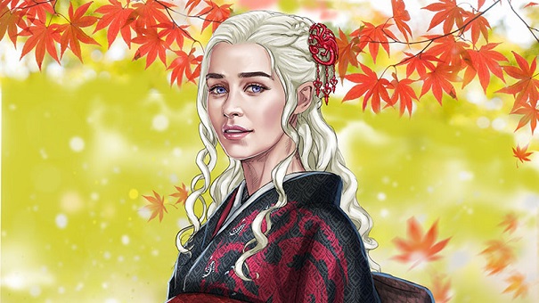 L'illustratrice Hikaru Yagi disegna le donne di Game of Thrones in versione giapponese medievale