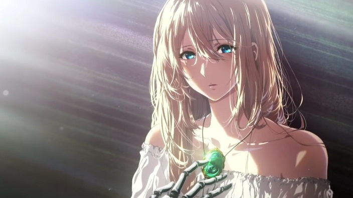 Violet Evergarden: la character designer all'opera in video