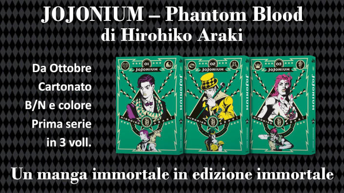 Star Comics annuncia JoJonium - Phantom Blood