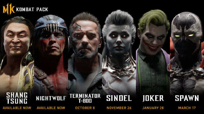 Mortal Kombat 11, svelato il roster completo del Kombat Pack