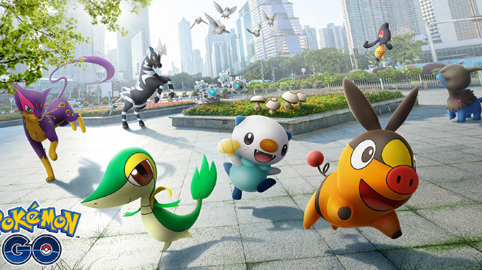 In Pokémon GO sono arrivati i Pokémon di Unima