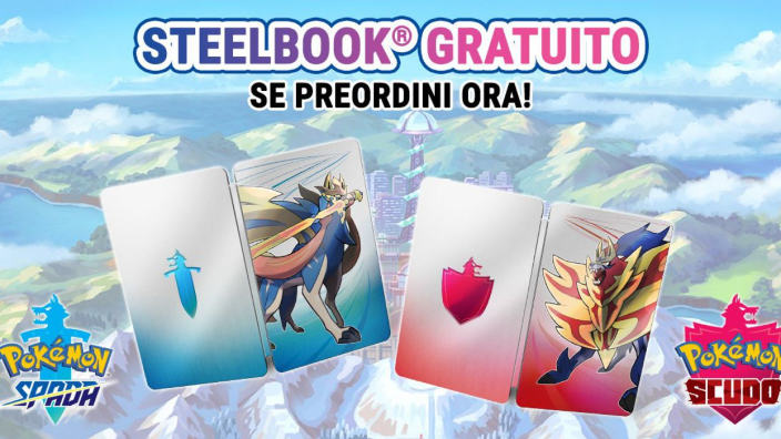 Pokémon Spada e Scudo - Steelbook in regalo ai primi preorder tramite eShop