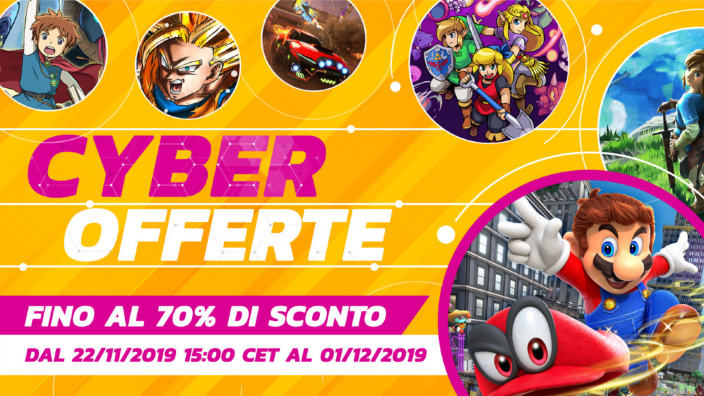 Nintendo presenta le Cyber Offerte con oltre 150 giochi in sconto