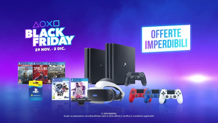 Sony annuncia gli sconti del Black Friday e del Cyber Monday