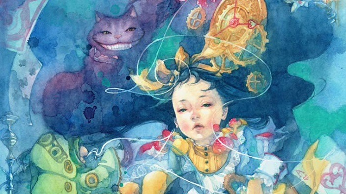Alice nel Paese delle Meraviglie secondo l'artista giapponese Taupe Syuka
