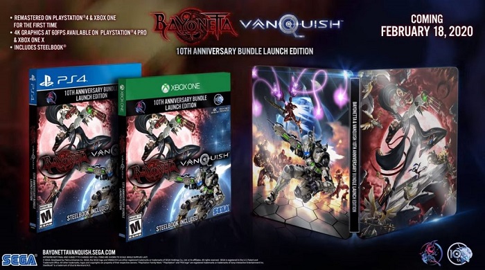 Annunciato ufficialmente Bayonetta & Vanquish 10th Anniversary Bundle