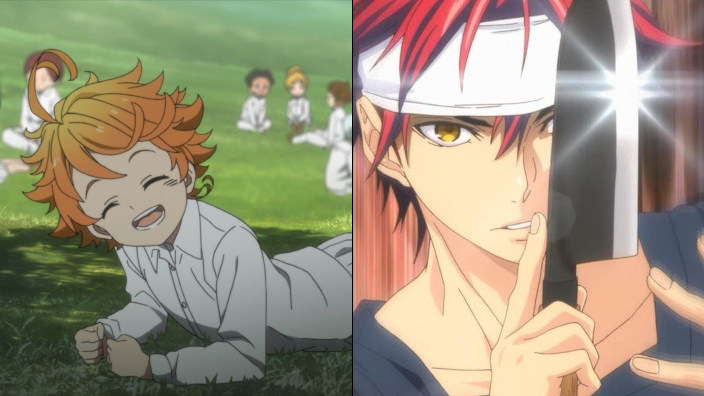 Food Wars!: quinta portata ad aprile! e The Promised Neverland 2 arriva ad ottobre