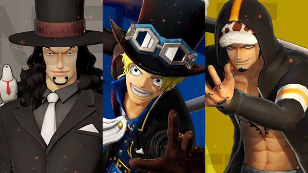 One Piece Pirate Warriors 4 presenta Lucci, Sabo e Trafalgar Law