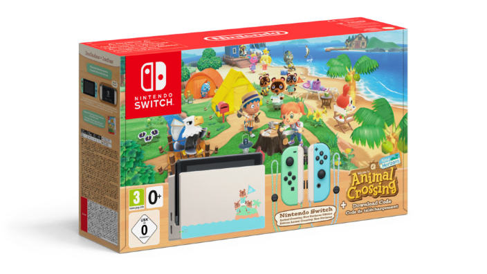 La Switch di Animal Crossing mostrata dal vivo