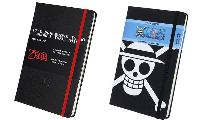 One Piece, Zelda: nuove collaborazioni con Moleskine!