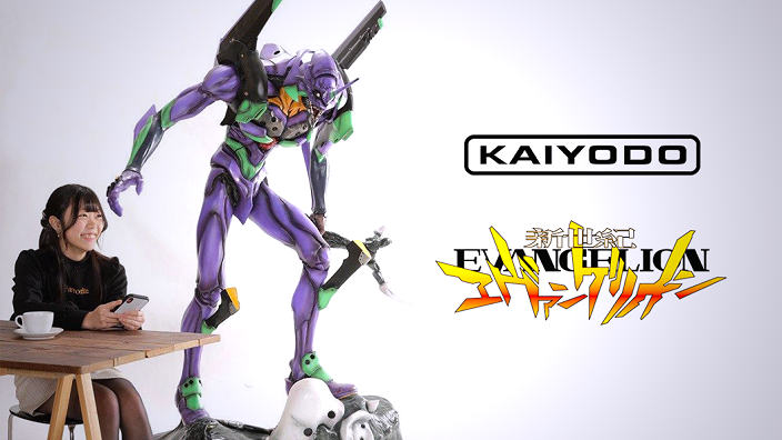 Evangelion: ecco la statua alta 2 metri dell'Eva 01