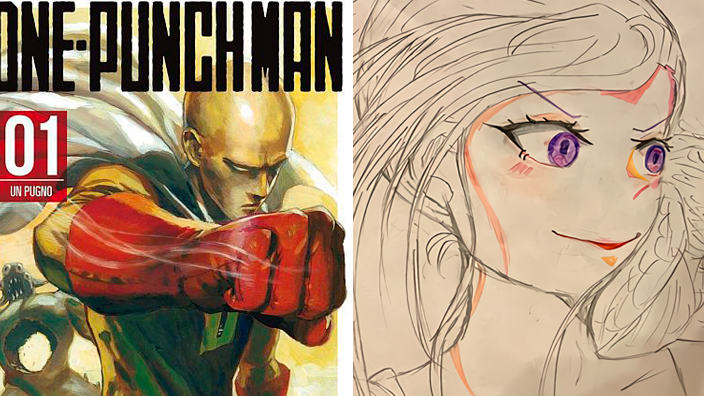 L’illustratore di One-Punch Man ci mostra i disegni di sua figlia!