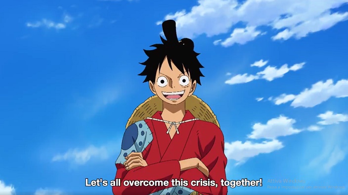 One Piece: il messaggio della ciurma di pirati contro il COVID-19