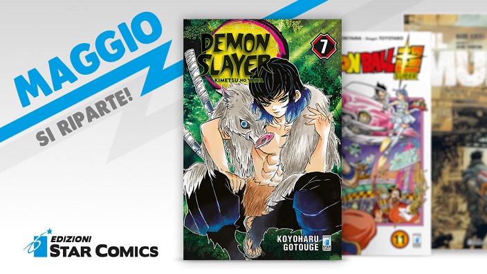 Star Comics annuncia che le uscite riprenderanno da maggio