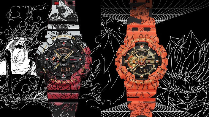 Casio annuncia gli orologi dedicati a One Piece e Dragon Ball Z