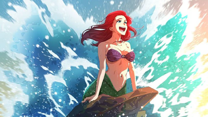 Artista filippino rivisita i classici Disney trasformandoli in anime