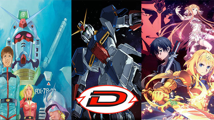 Mobile Suit Gundam Movie Trilogy e SAO Alicization in arrivo per Dynit