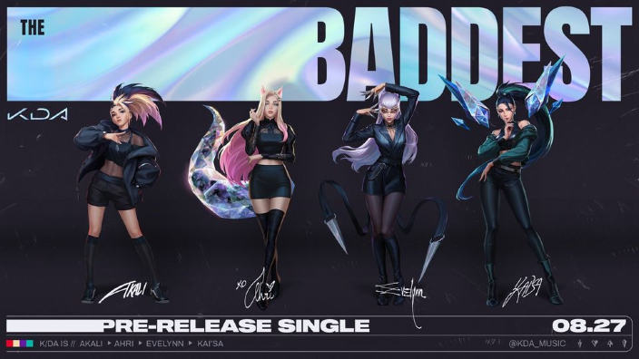 League of Legends presenta il nuovo singolo delle K/DA