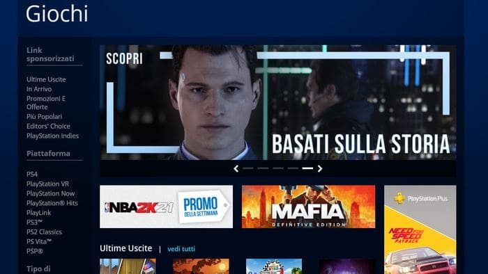 Sony dice addio agli Store Playstation 3 e Vita via browser