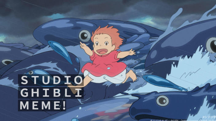 Facciamo i meme con le immagini dei film Ghibli!