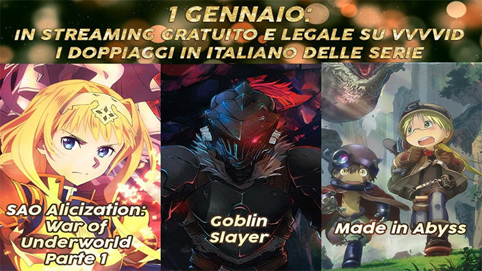 Scopriamo le serie anime doppiate in arrivo su VVVVID dal primo gennaio