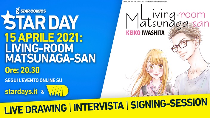 Star Comics: arriva Living-Room Matsunaga-san in occasione degli Star Days