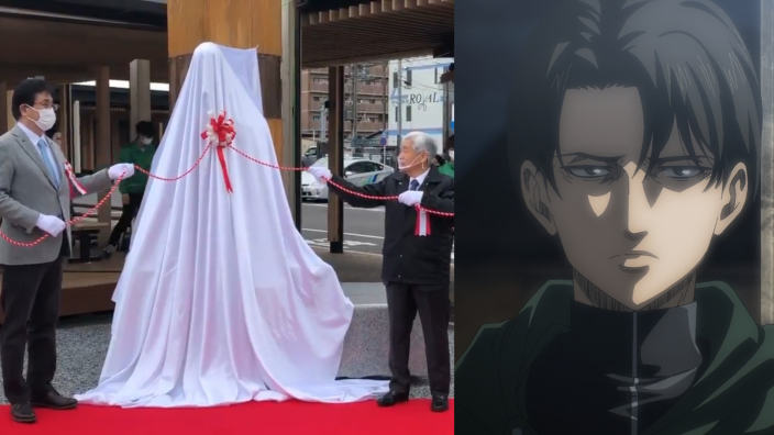 Eretta una statua dedicata a Levi nella città natale di Isayama