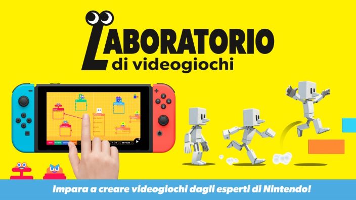 Annunciato Laboratorio di videogiochi per Nintendo Switch