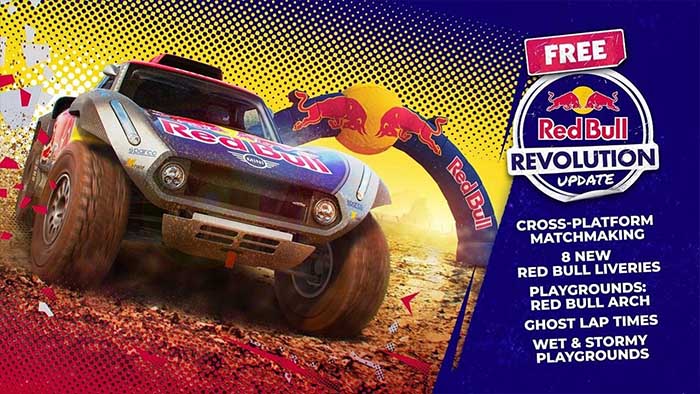 Disponibile l'aggiornamento gratuito Red Bull su DiRT 5