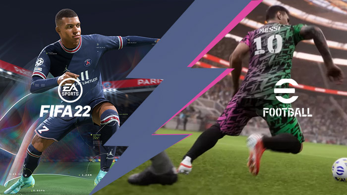 <strong>Ma che calcio è successo? Uno scontro FIFA - eFootball che più diverso non si può</strong>