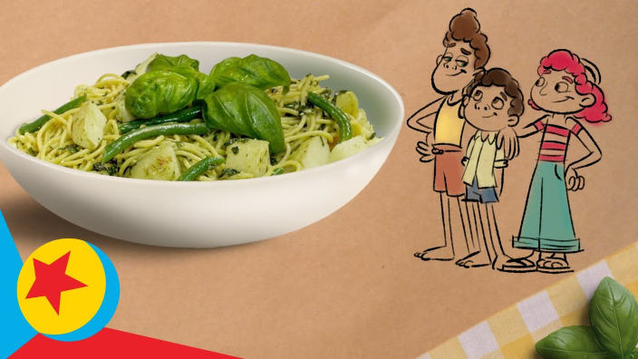 Luca e la Pixar ci insegnano come cucinare le trenette al pesto (VIDEO)