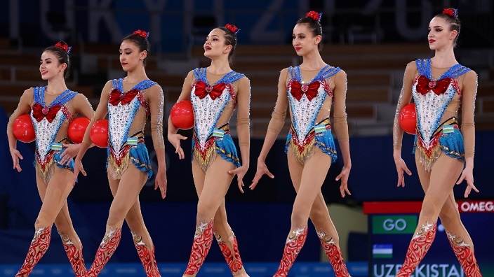Tokyo 2020: le ginnaste dell'Uzbekistan si esibiscono sulle note di Sailor Moon