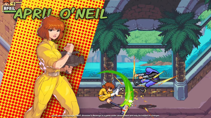 Teenage Mutant Ninja Turtles: Shredder’s Revenge, trailer di April O' Neil