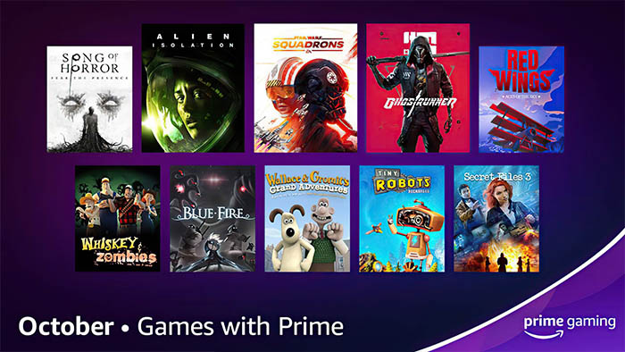 Tanti titoli interessanti in regalo con il Prime Gaming di ottobre