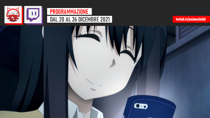 AnimeClick su Twitch: programma dal 20 al 26 dicembre