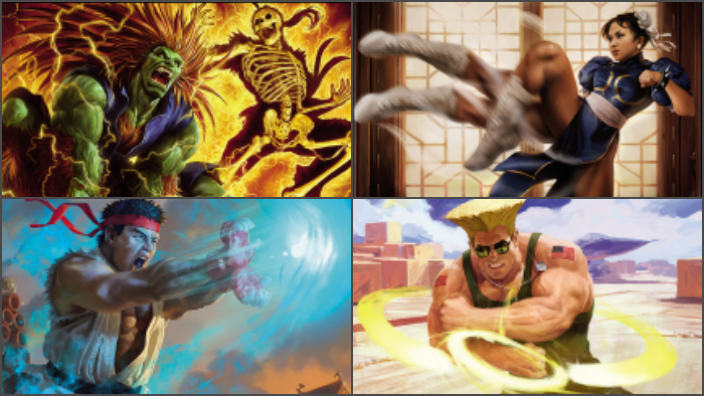 Magic the Gathering Secret Lair X Street Fighter uno sguardo alle carte a tema