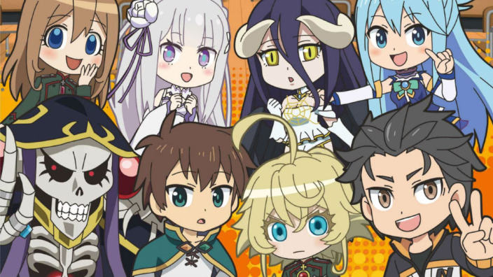 Isekai Quartet The Movie: trailer per il lungometraggio