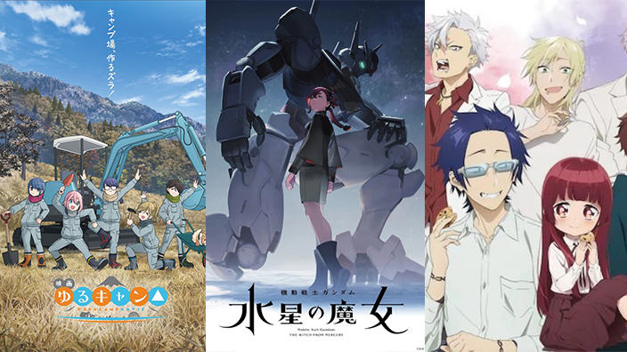 Anime Preview: il film di Laid-Back Camp, Gundam al femminile e molto altro