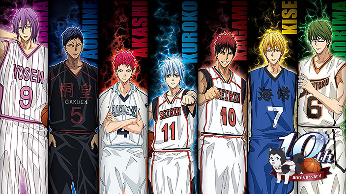 Kuroko no Basket: 10 anni tra sport e bei ragazzi