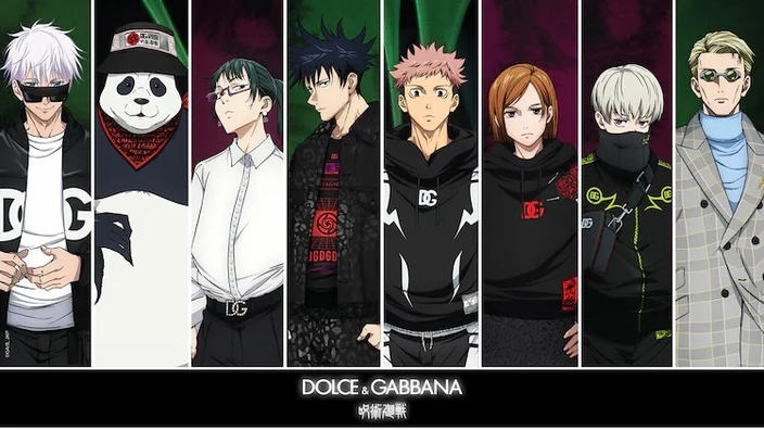 Dolce & Gabbana mostra la collaborazione con Jujutsu Kaisen